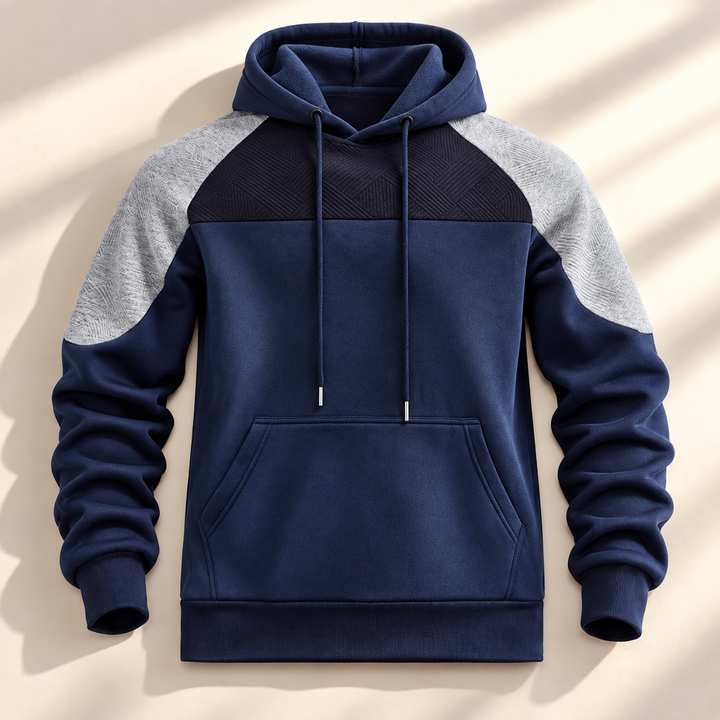 Hudson Panel Fleece Hoodie