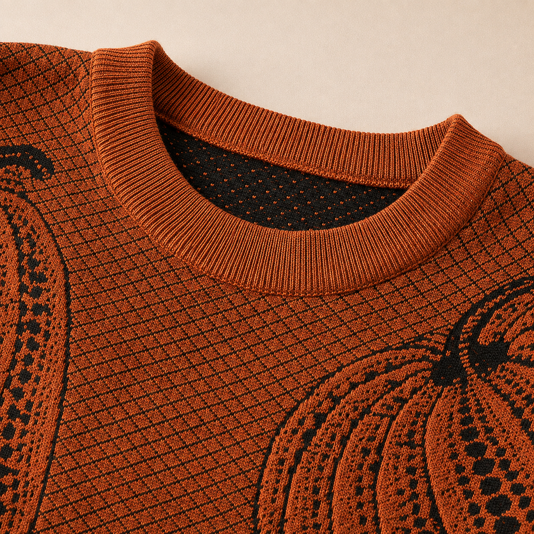 Hollis Pumpkin Knit Sweater