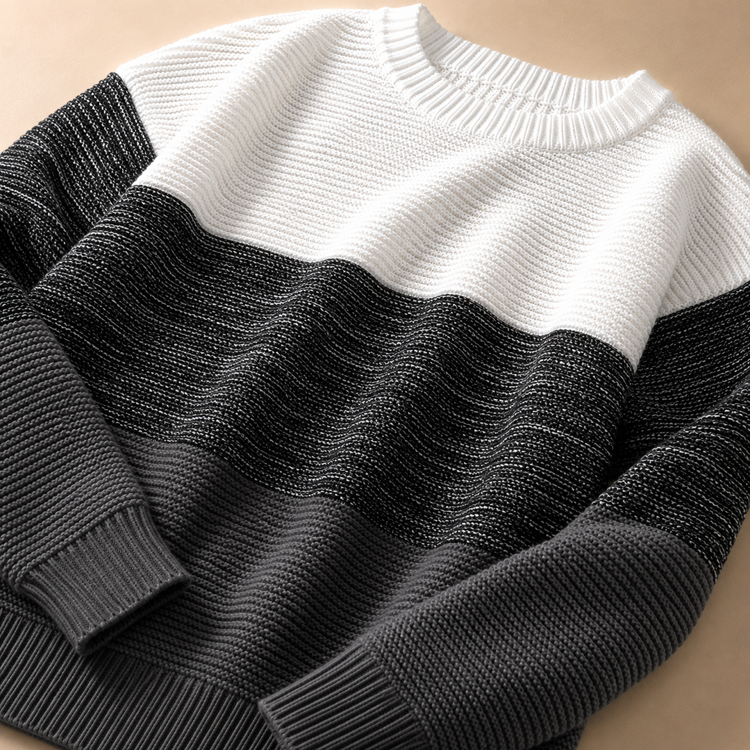 Frances Signature Colorblock Knit