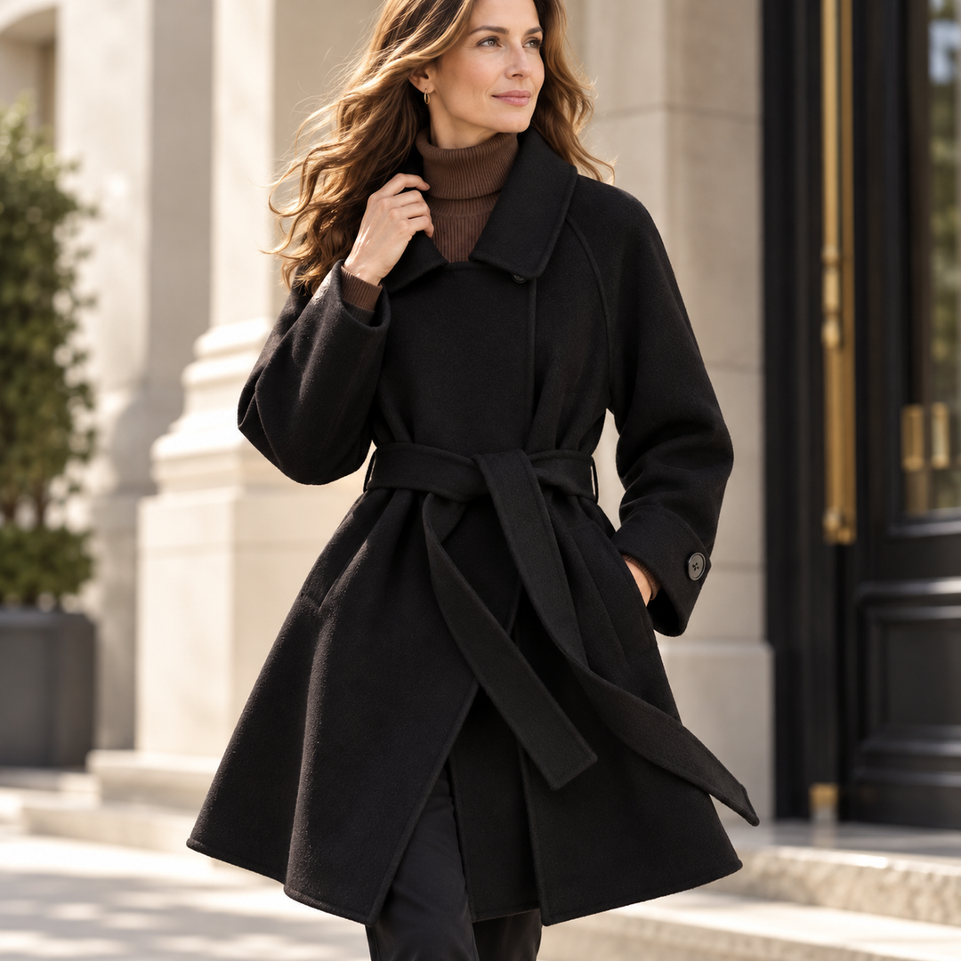 Margot Belted Wool Coat