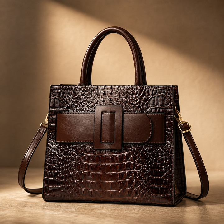 The Kensington Croc Tote