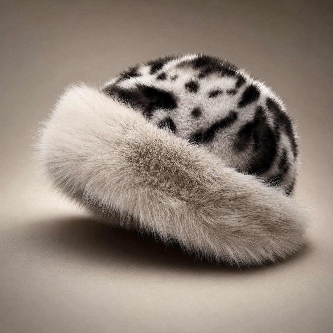 Cleo Leopard Fur Hat