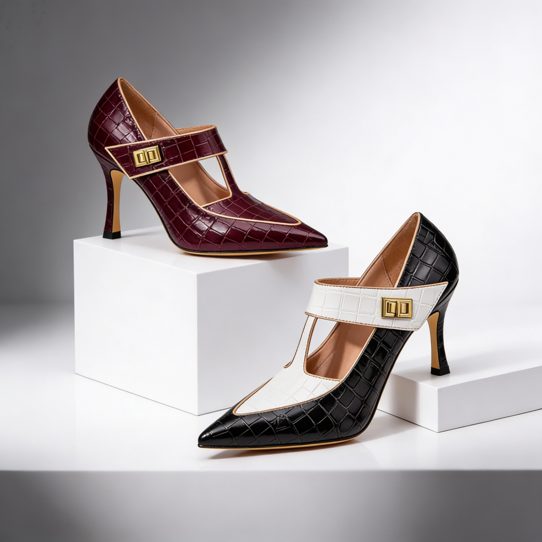 Vivienne Empress Heels — detail view