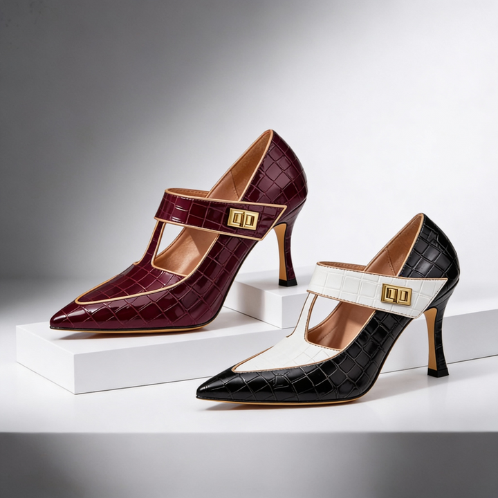 Vivienne Empress Heels — back view