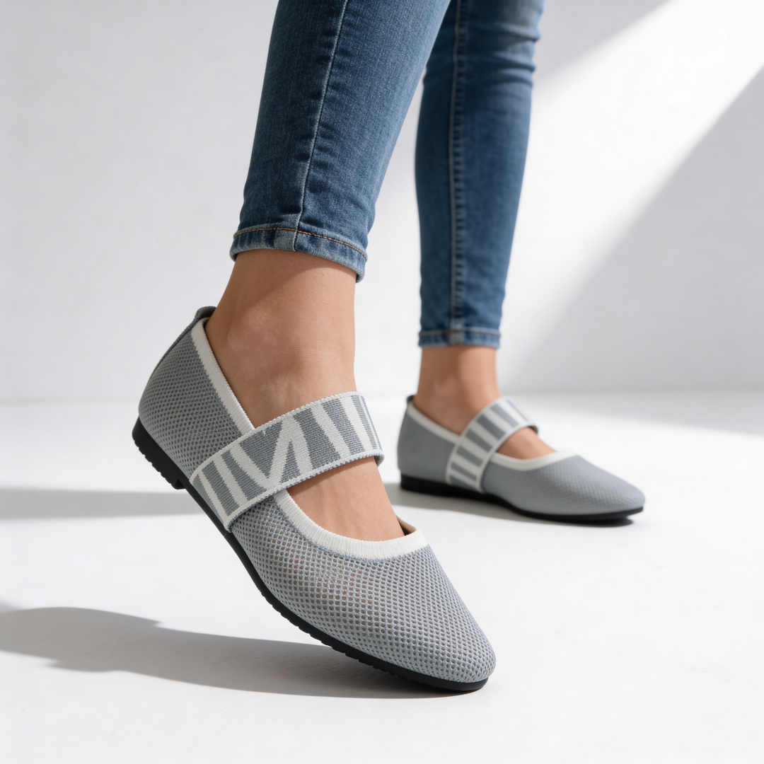 Natalia Mary Jane Flats — back view