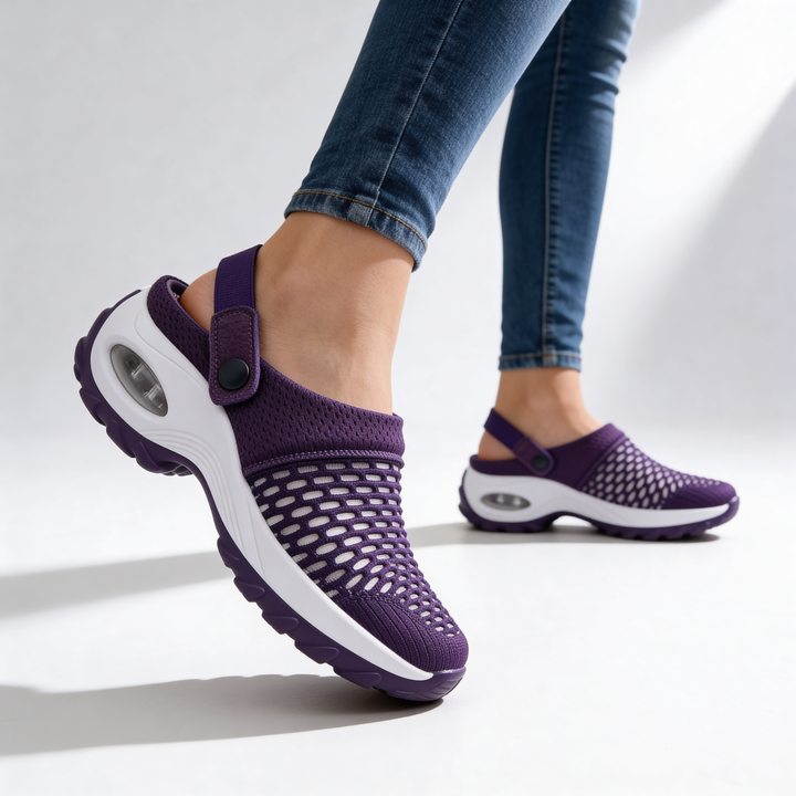 Lila Rae Aircool Orthopedic Sneakers — back view