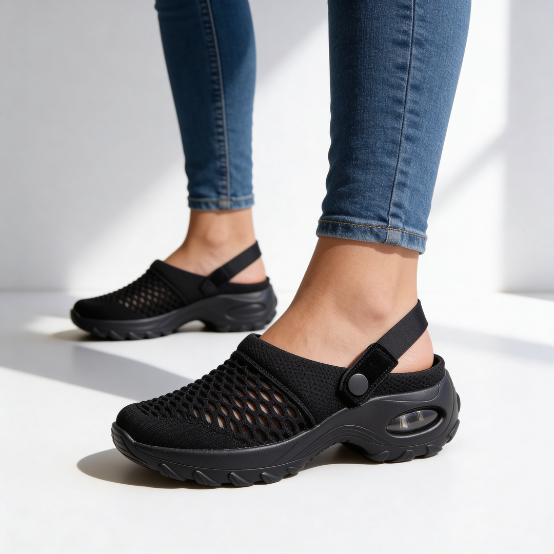 Lila Rae Aircool Orthopedic Sneakers — close-up detail