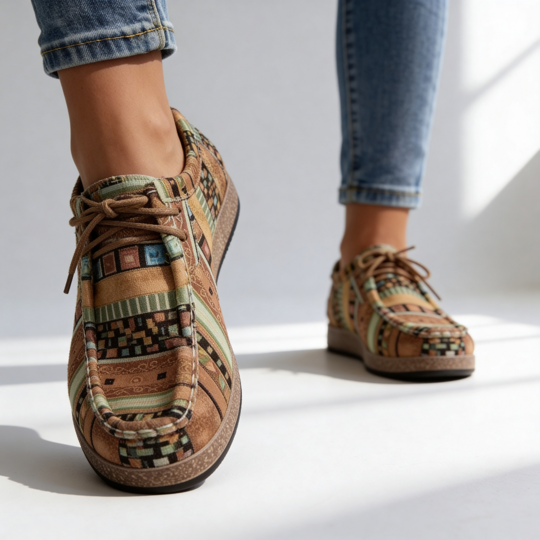Natalia Rae Orthopedic Sneakers — back view