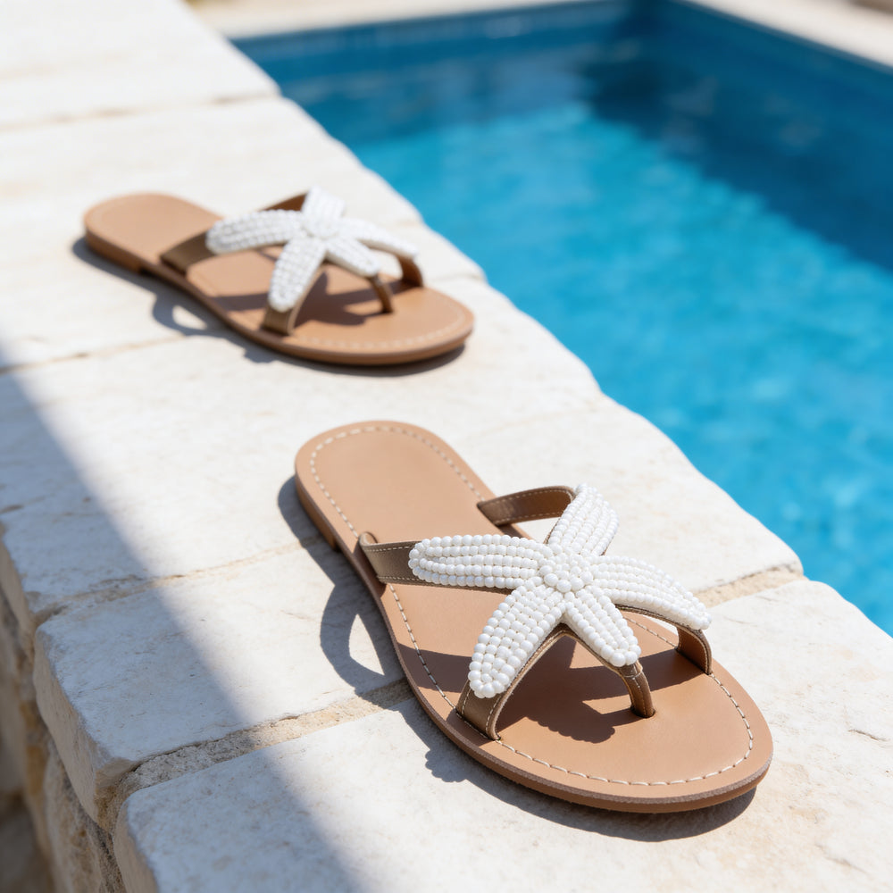 Pearl Tide Sandals — side view