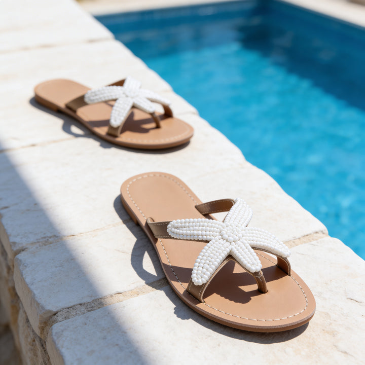 Pearl Tide Sandals — side view