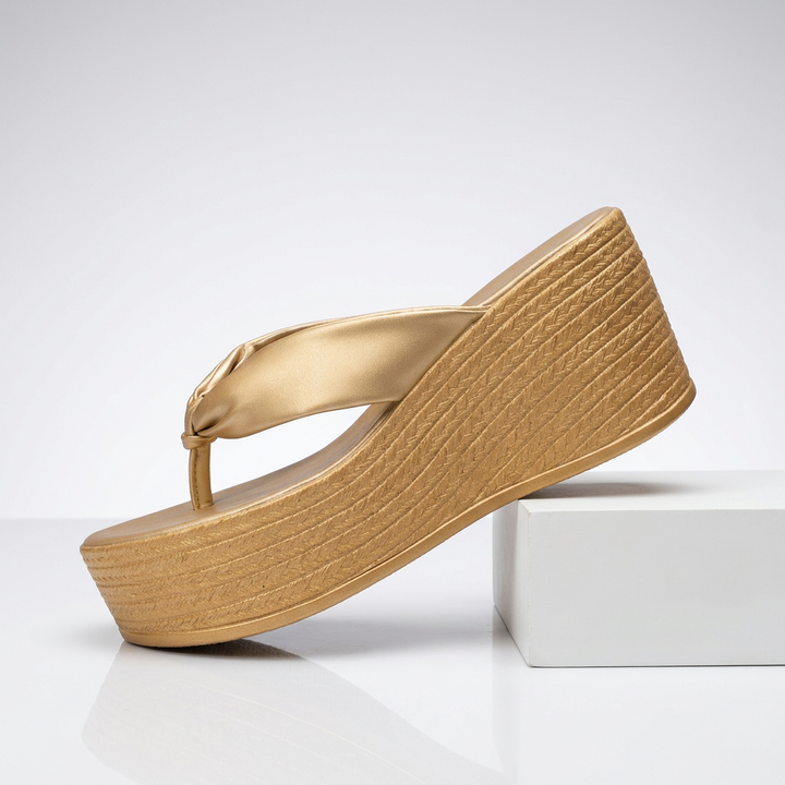 Natalia Chunky Platform Wedges — lifestyle shot