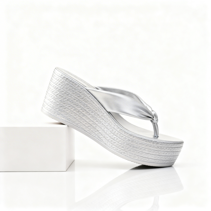 Natalia Chunky Platform Wedges — close-up detail