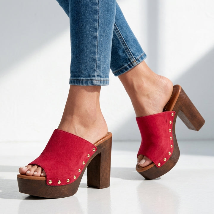Heidi Studded Platform Sandals
