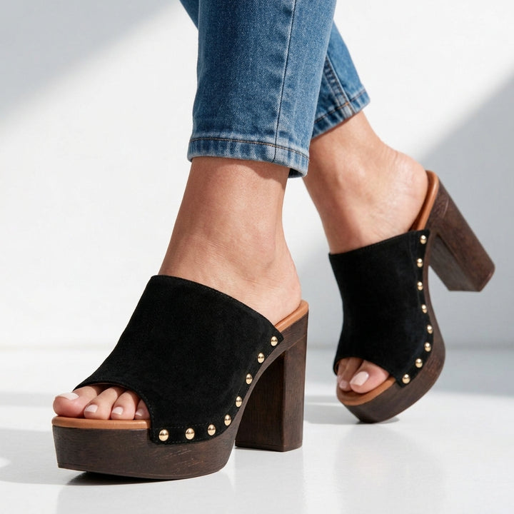 Heidi Studded Platform Sandals