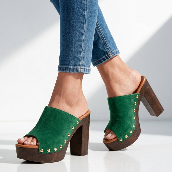 Heidi Studded Platform Sandals