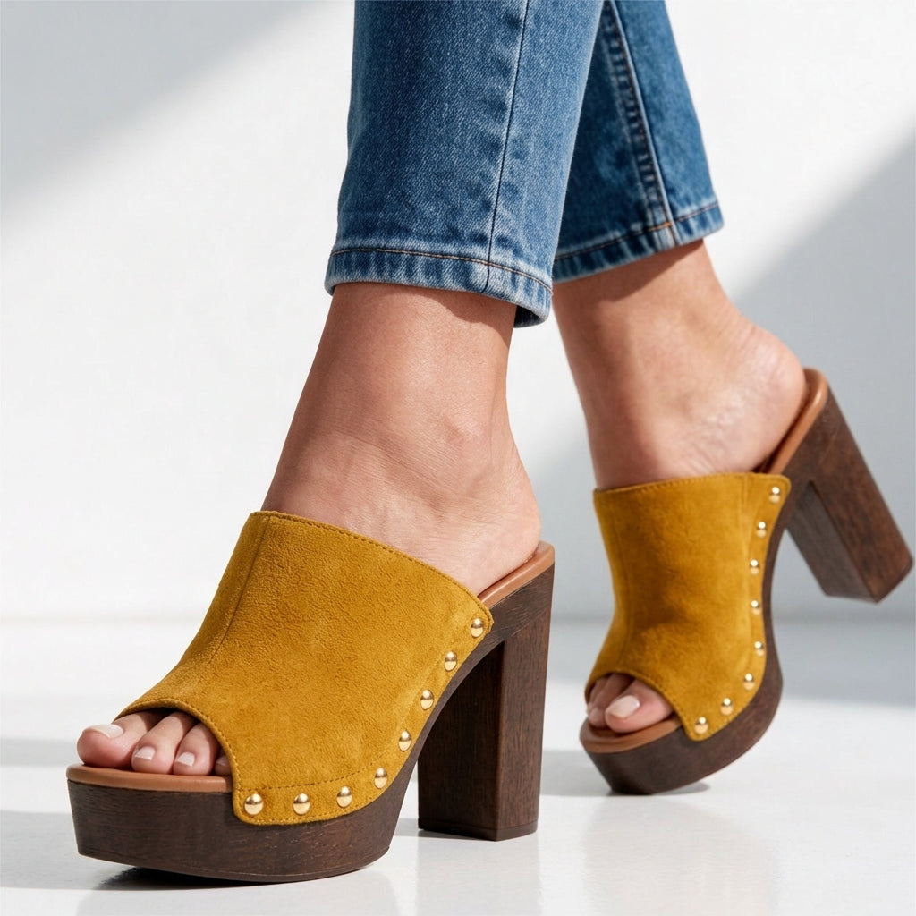 Heidi Studded Platform Sandals