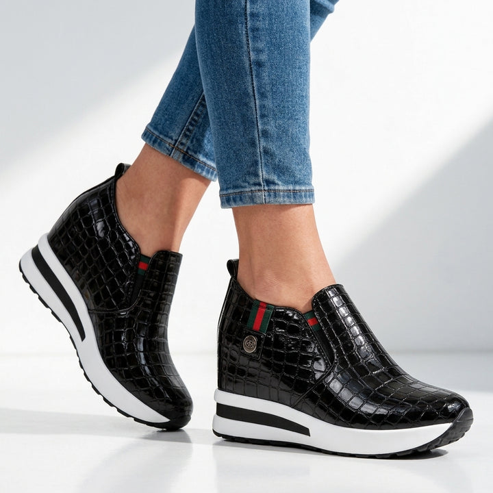 Ottilie Croc Slip-On Sneakers