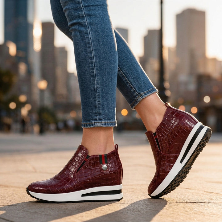 Ottilie Croc Slip-On Sneakers