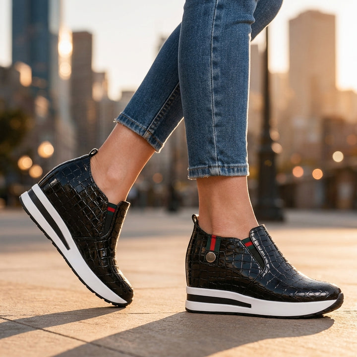 Ottilie Croc Slip-On Sneakers
