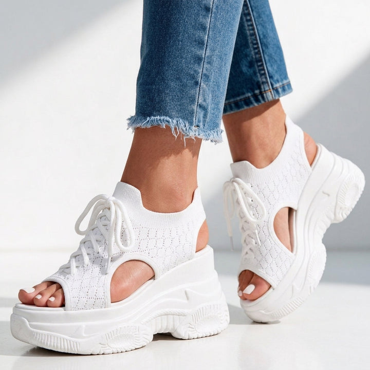 Chelsea Lake Platform Sneakers