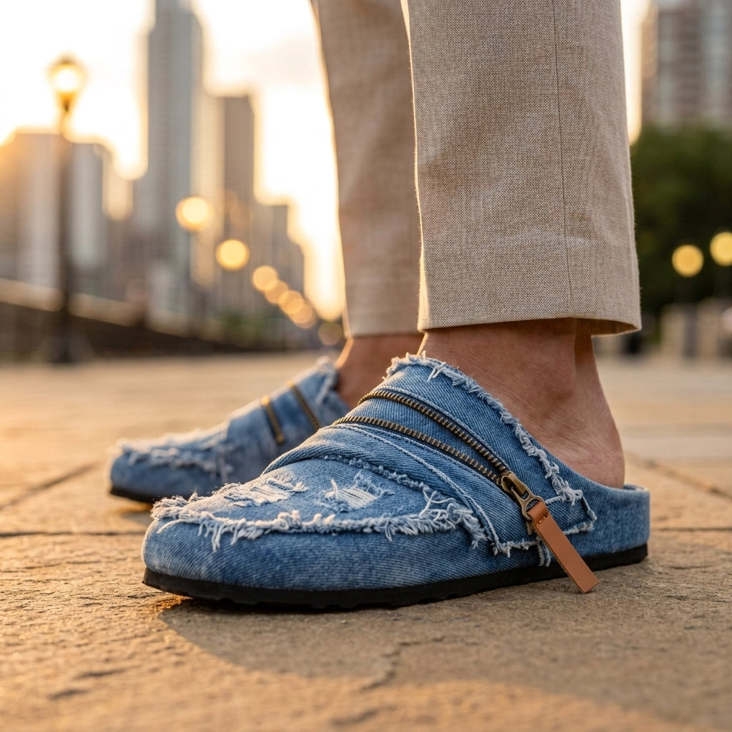 Jules Denim Mules