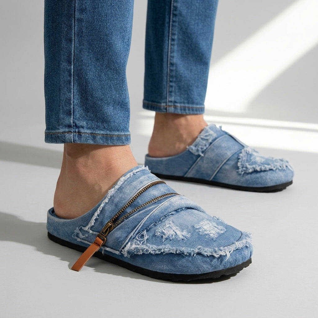 Jules Denim Mules