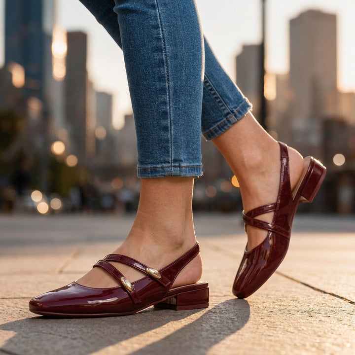 Sylvie Strap Slingback Flats