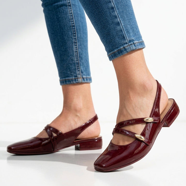 Sylvie Strap Slingback Flats