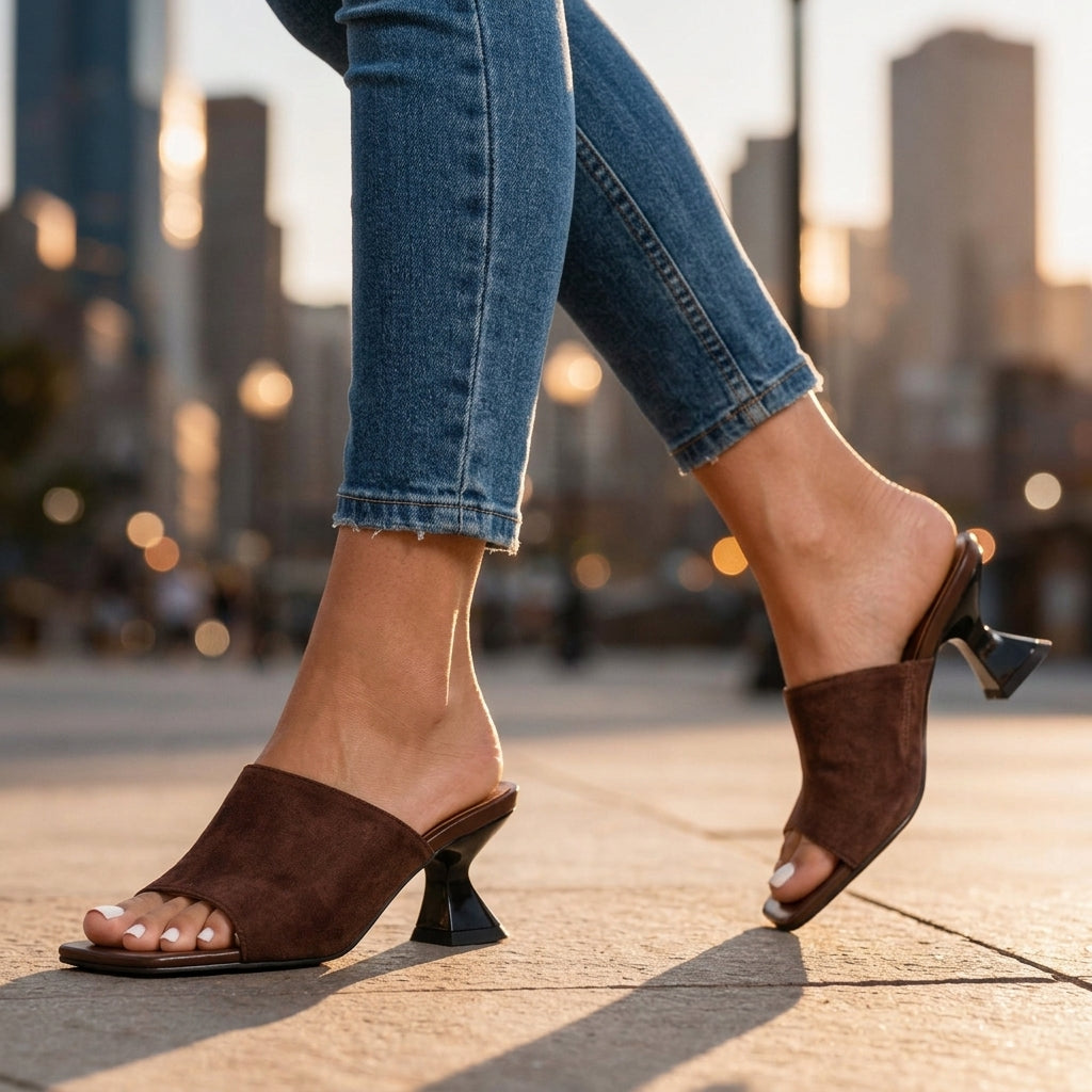 Aurelie Suede Heels