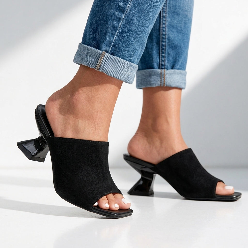 Aurelie Suede Heels