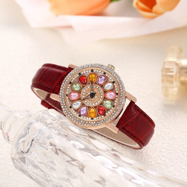 Aurora Bloom Watch — back view