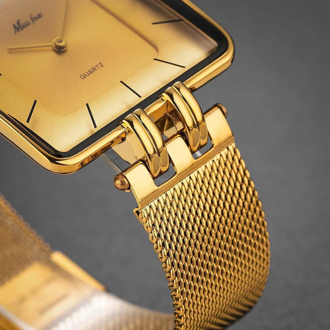 Olivine Quartz Watch — texture detail