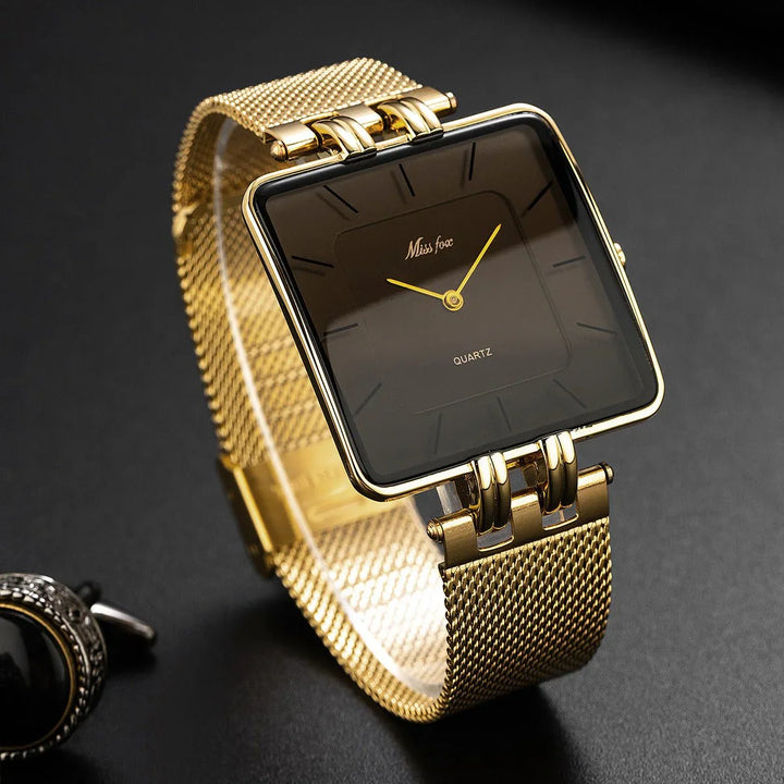 Olivine Quartz Watch — close-up detail