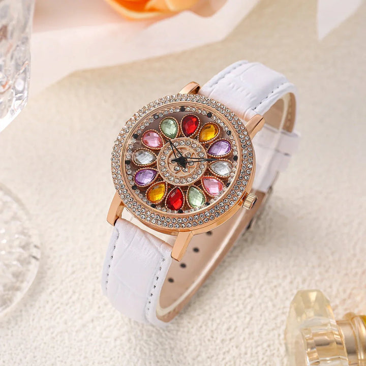 Aurora Bloom Watch — styling shot