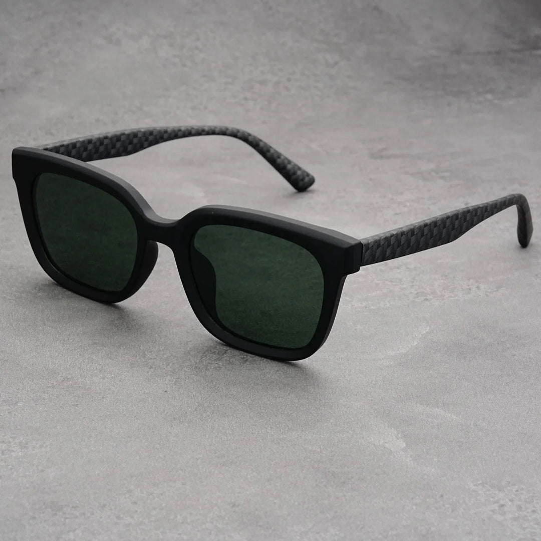 Carbon Vance Shades — close-up detail