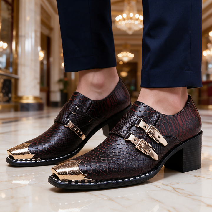 Havana Snake Scale Dress Shoes