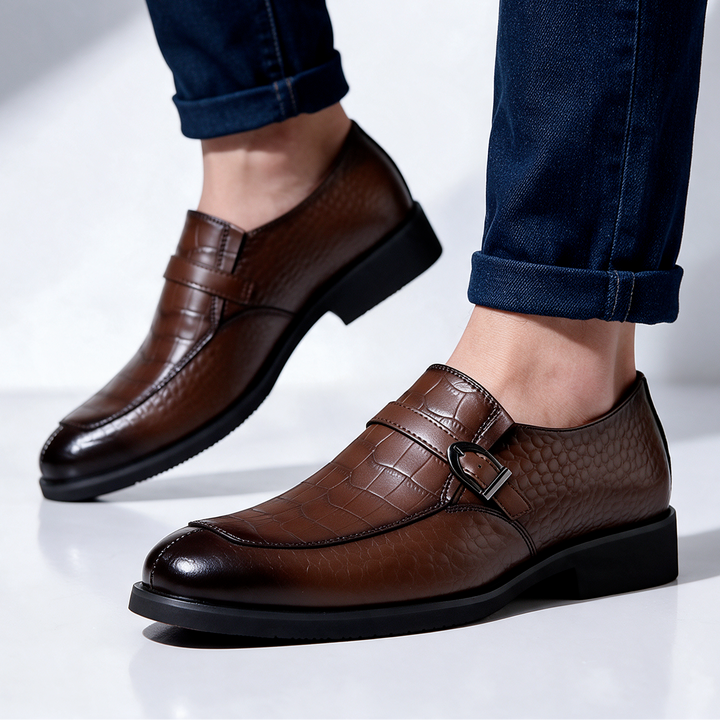 Carlton Croc Buckle Loafers