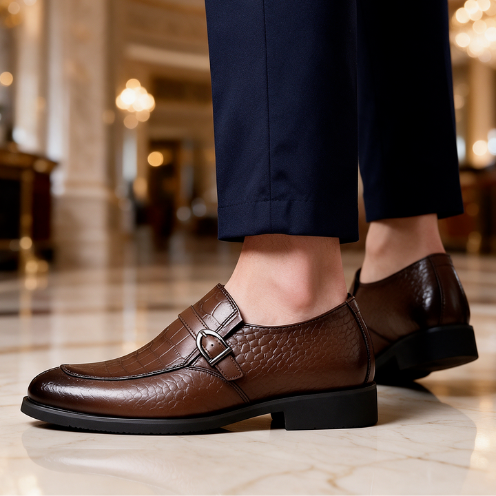 Carlton Croc Buckle Loafers