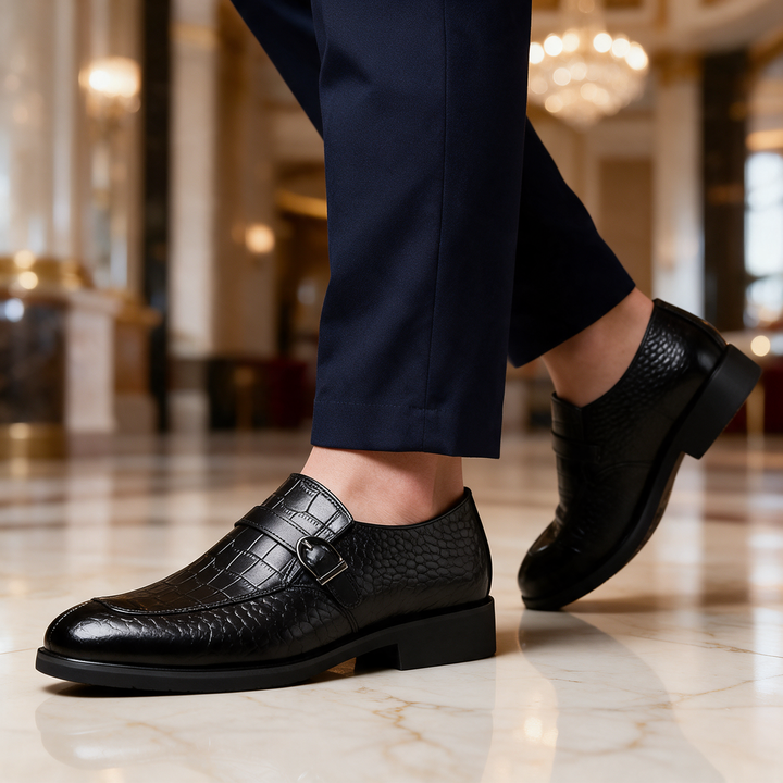 Carlton Croc Buckle Loafers