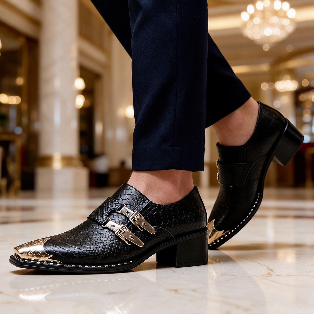 Havana Snake Scale Dress Shoes