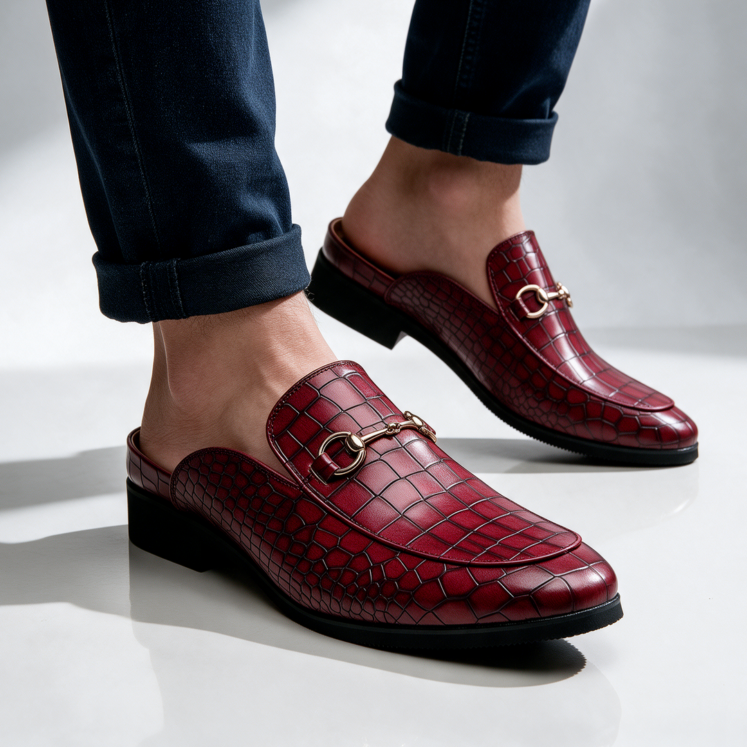 Hudson Horsebit Mules