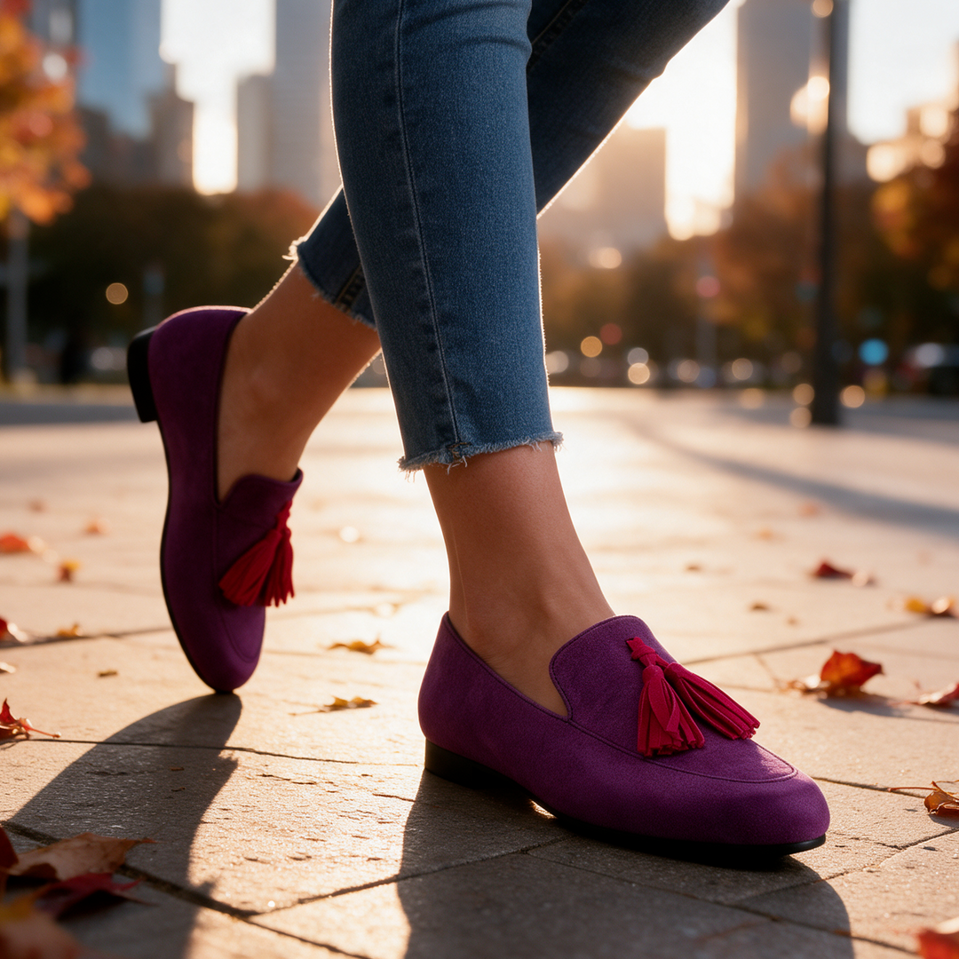 Savannah Leopard Tassel Loafers