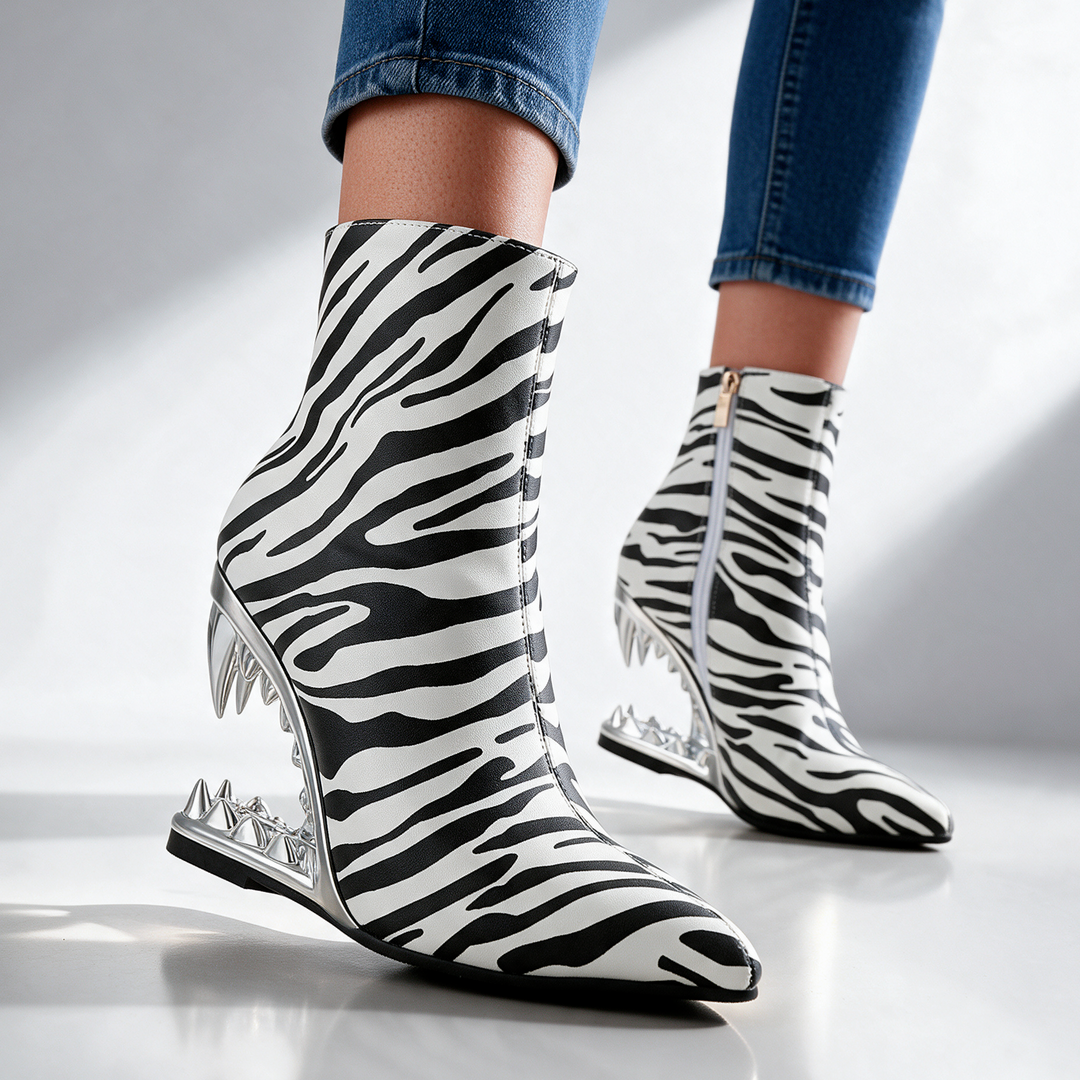 Delilah Fang Ankle Boots