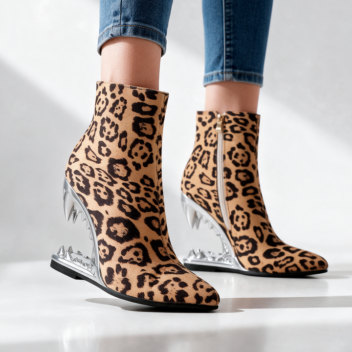 Delilah Fang Ankle Boots