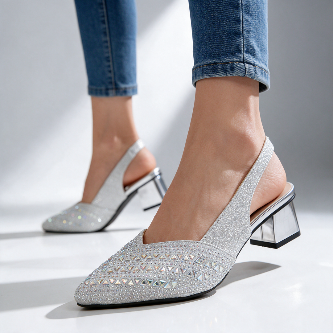 Noelle Sparkle Slingbacks