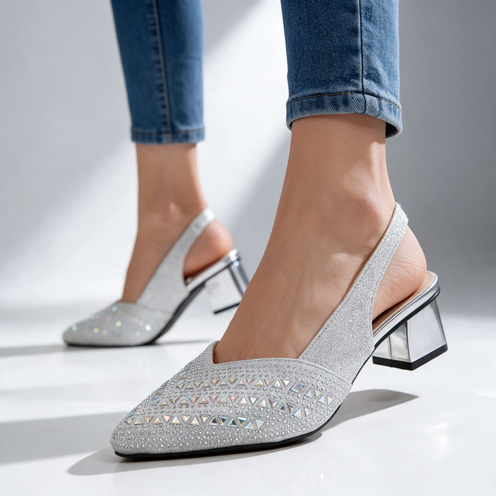Noelle Sparkle Slingbacks