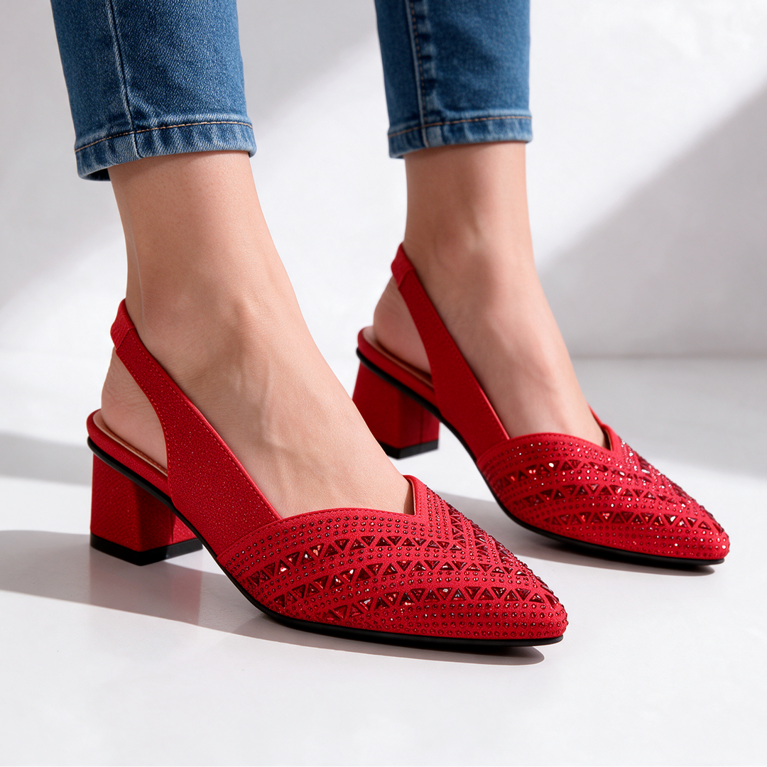 Noelle Sparkle Slingbacks