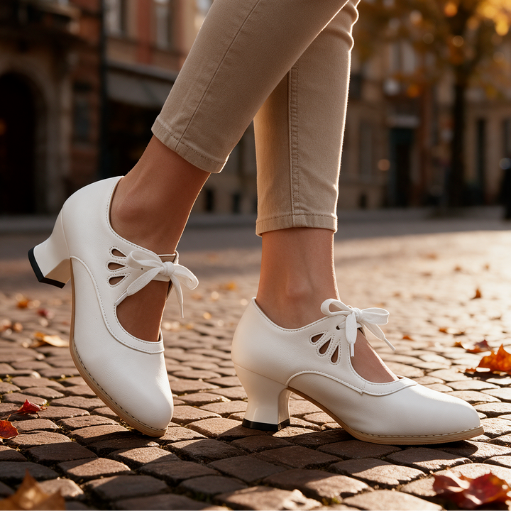 Eleanor Petal Tie Pump