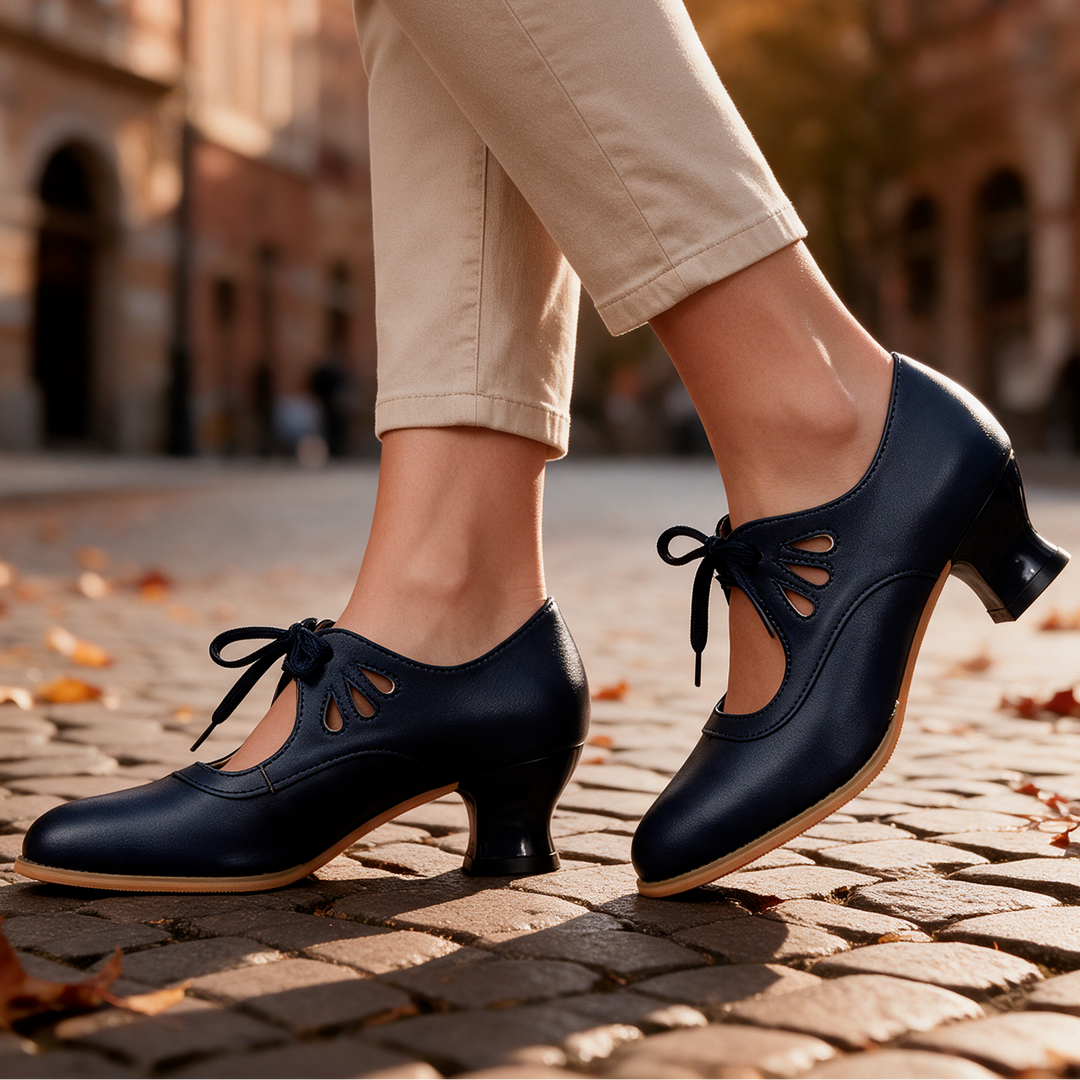 Eleanor Petal Tie Pump