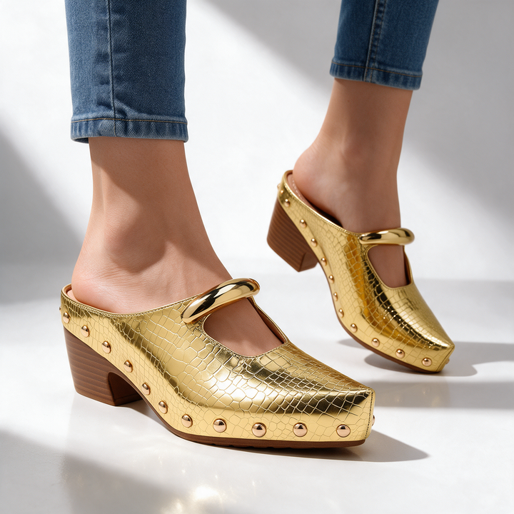Sutton Studded Clogs